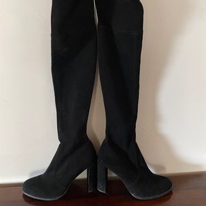 Stuart Weitzman Highland Suede Over the Knee Boots 9.5